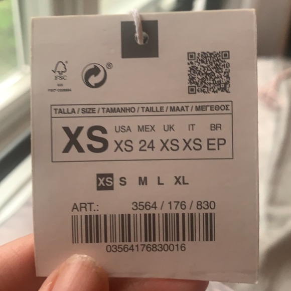 Zara women’s Metallic Ruched B Neck blouse top - Picture 7 of 8